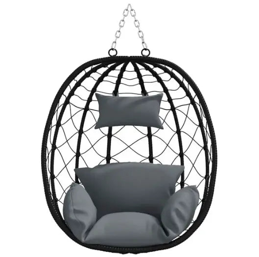 Fauteuil Œuf Suspendu Design Noir Flottea