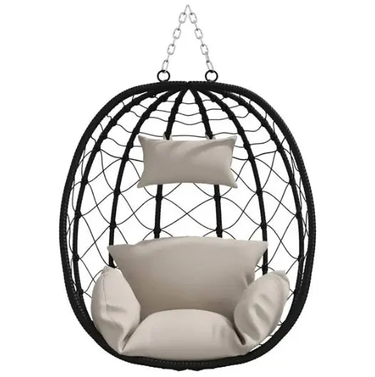 Fauteuil Œuf Suspendu Design Noir Flottea