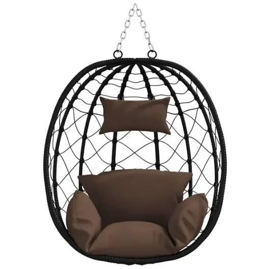 Fauteuil Œuf Suspendu Design Noir Flottea