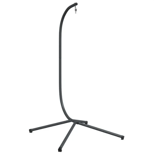 Support pour Chaise Œuf Suspendue en Acier Noir | Universel, 150 kg