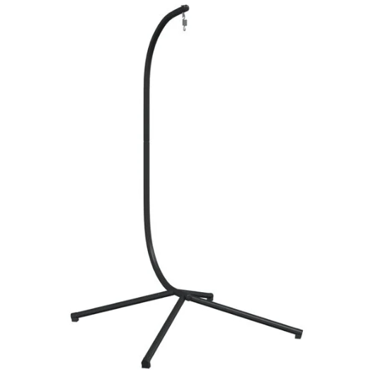Support pour Chaise Œuf Suspendue en Acier Noir | Universel, 150 kg