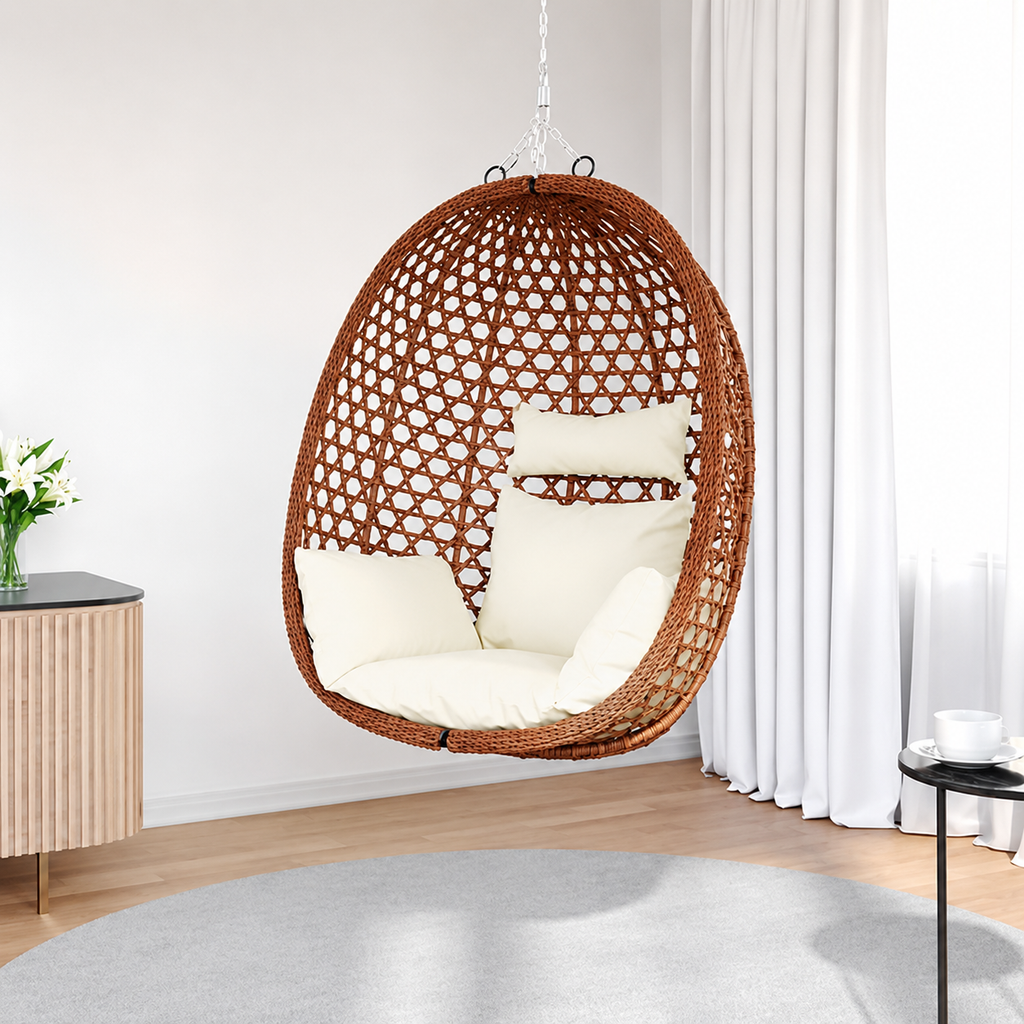 Chaise Suspendue Œuf Pivotante Polyrotin Flottea