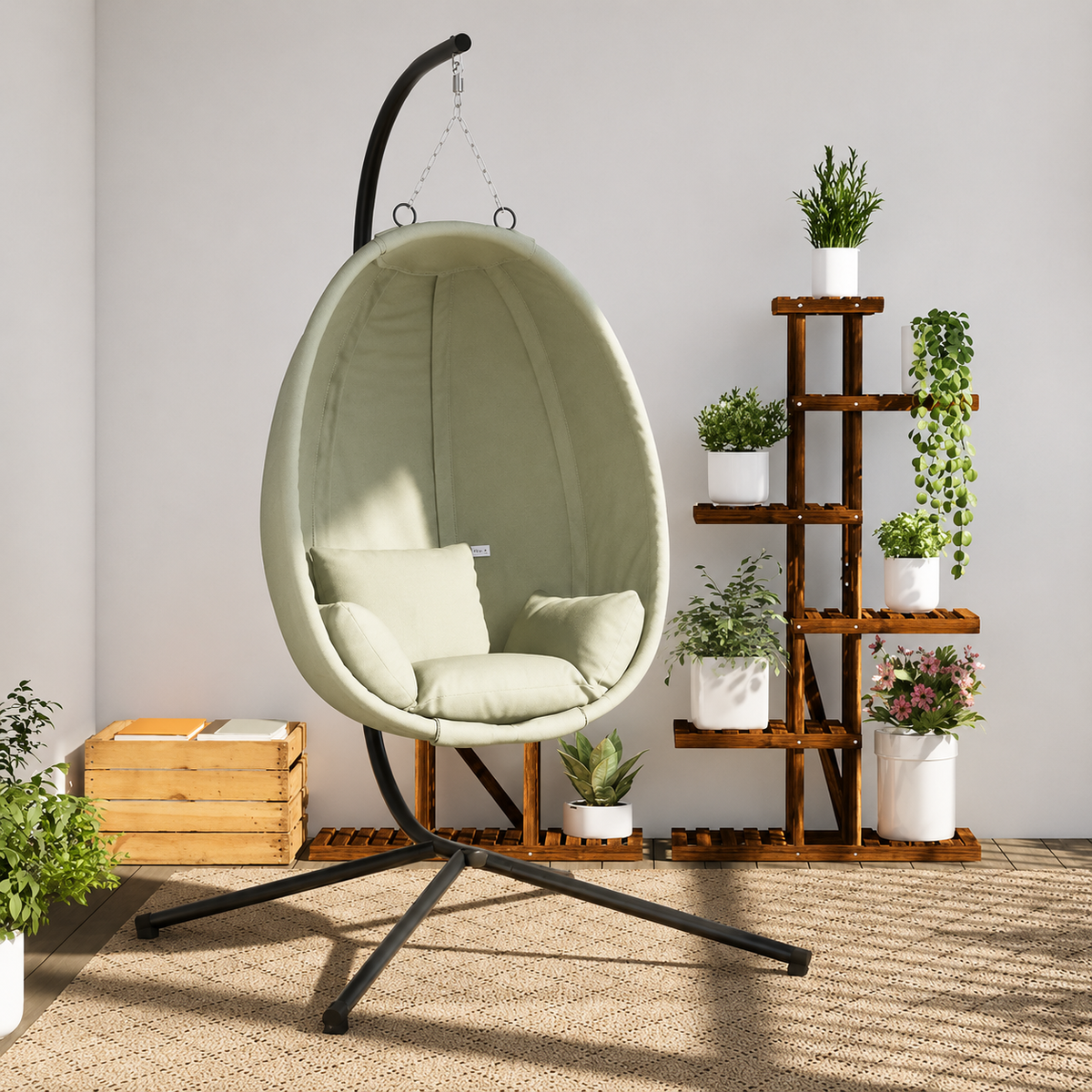 Fauteuil Œuf Suspendu Intérieur Voltige