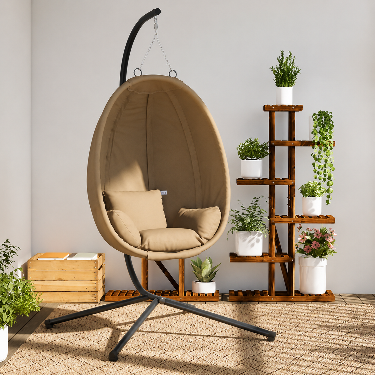 Fauteuil Œuf Suspendu Intérieur Voltige