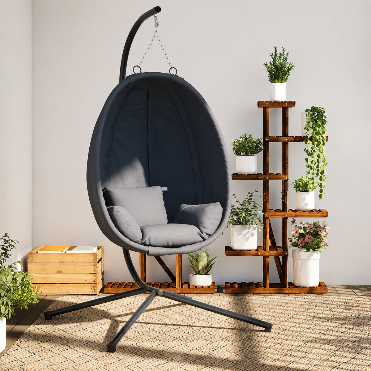 Fauteuil Œuf Suspendu Intérieur Voltige